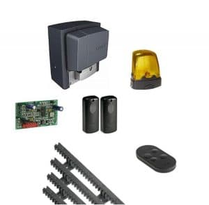 KIT BX704AGS Motorisation portail coulissant CAME 230V 001U2593 + crémaillère